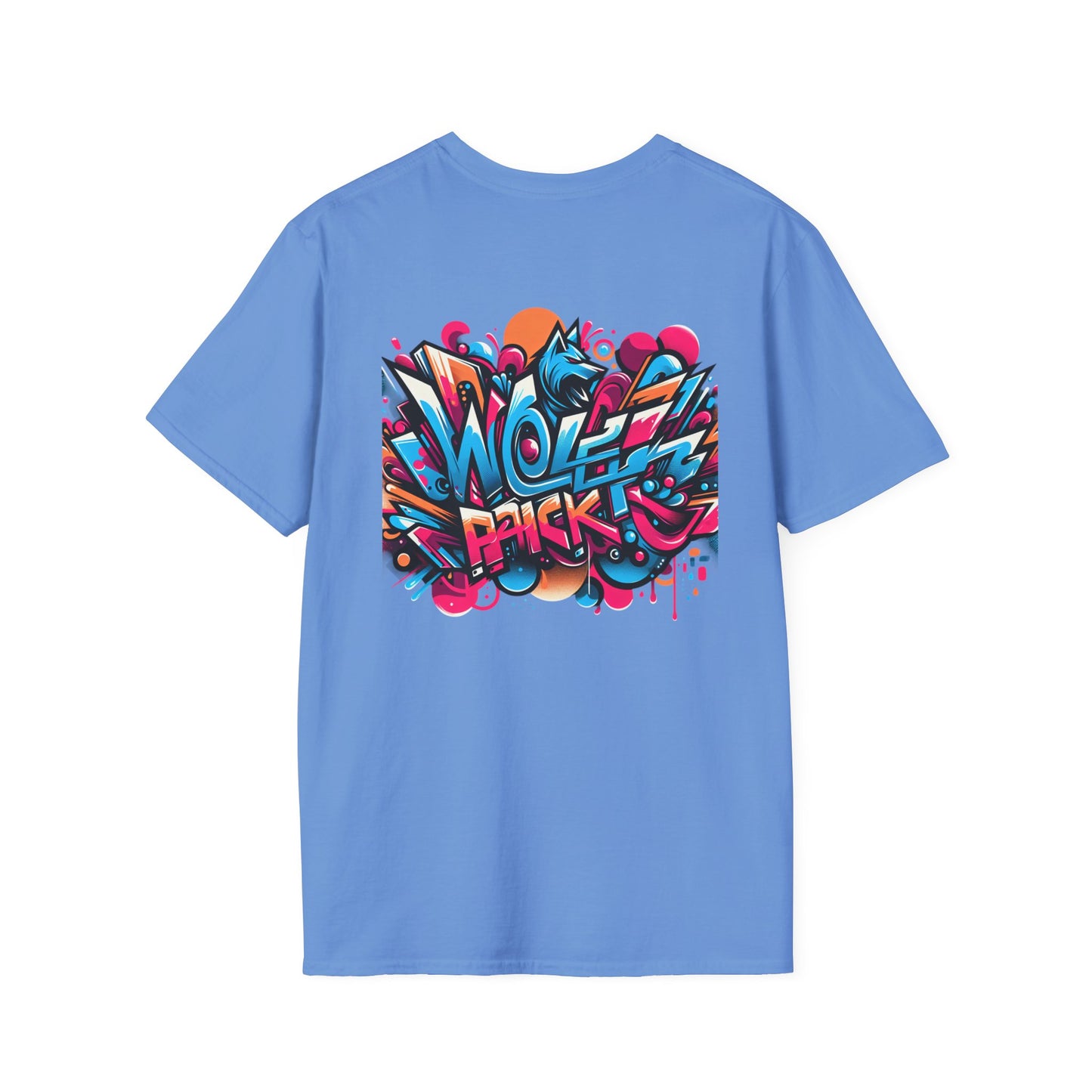 Vibrant Street Art Softstyle T-Shirt - Perfect for Festivals and Everyday Wear