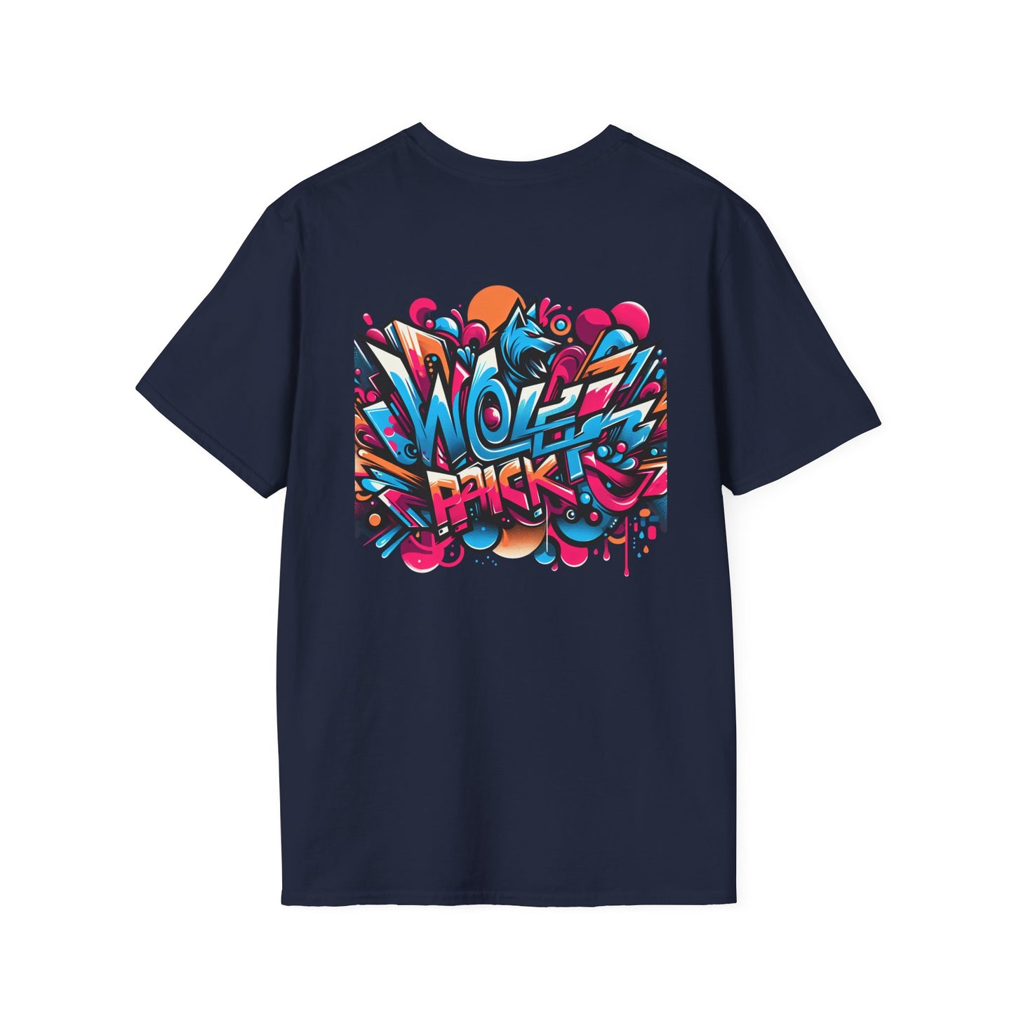 Vibrant Street Art Softstyle T-Shirt - Perfect for Festivals and Everyday Wear