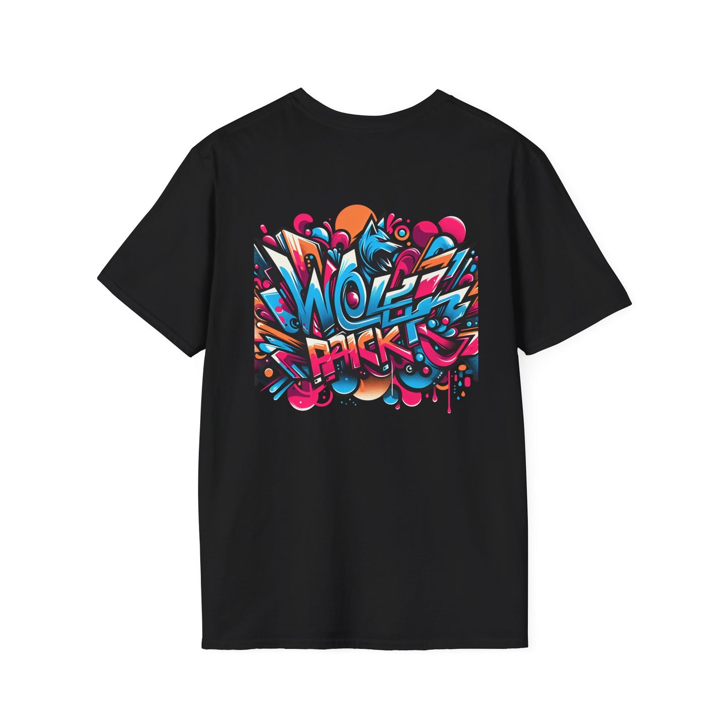 Vibrant Street Art Softstyle T-Shirt - Perfect for Festivals and Everyday Wear