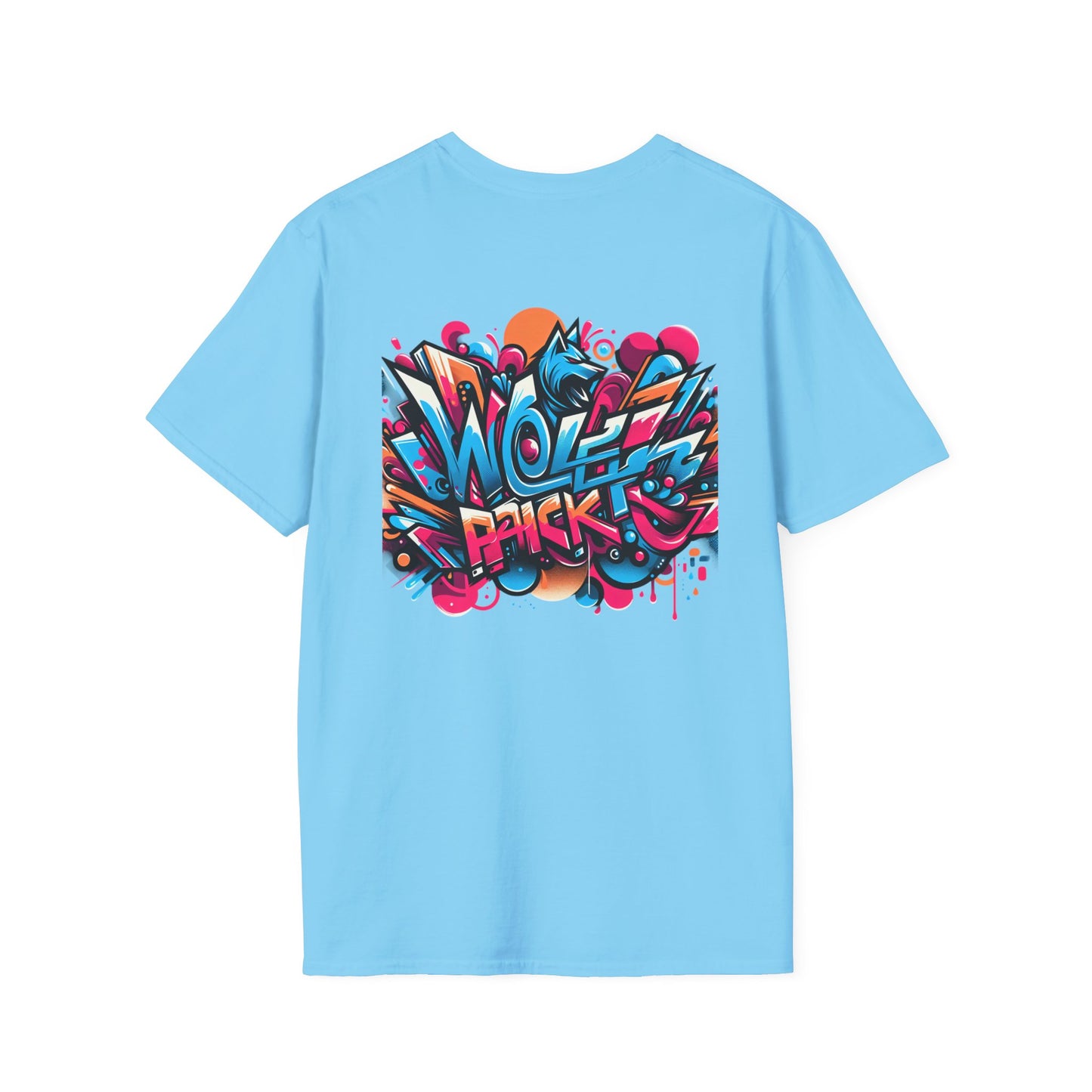 Vibrant Street Art Softstyle T-Shirt - Perfect for Festivals and Everyday Wear