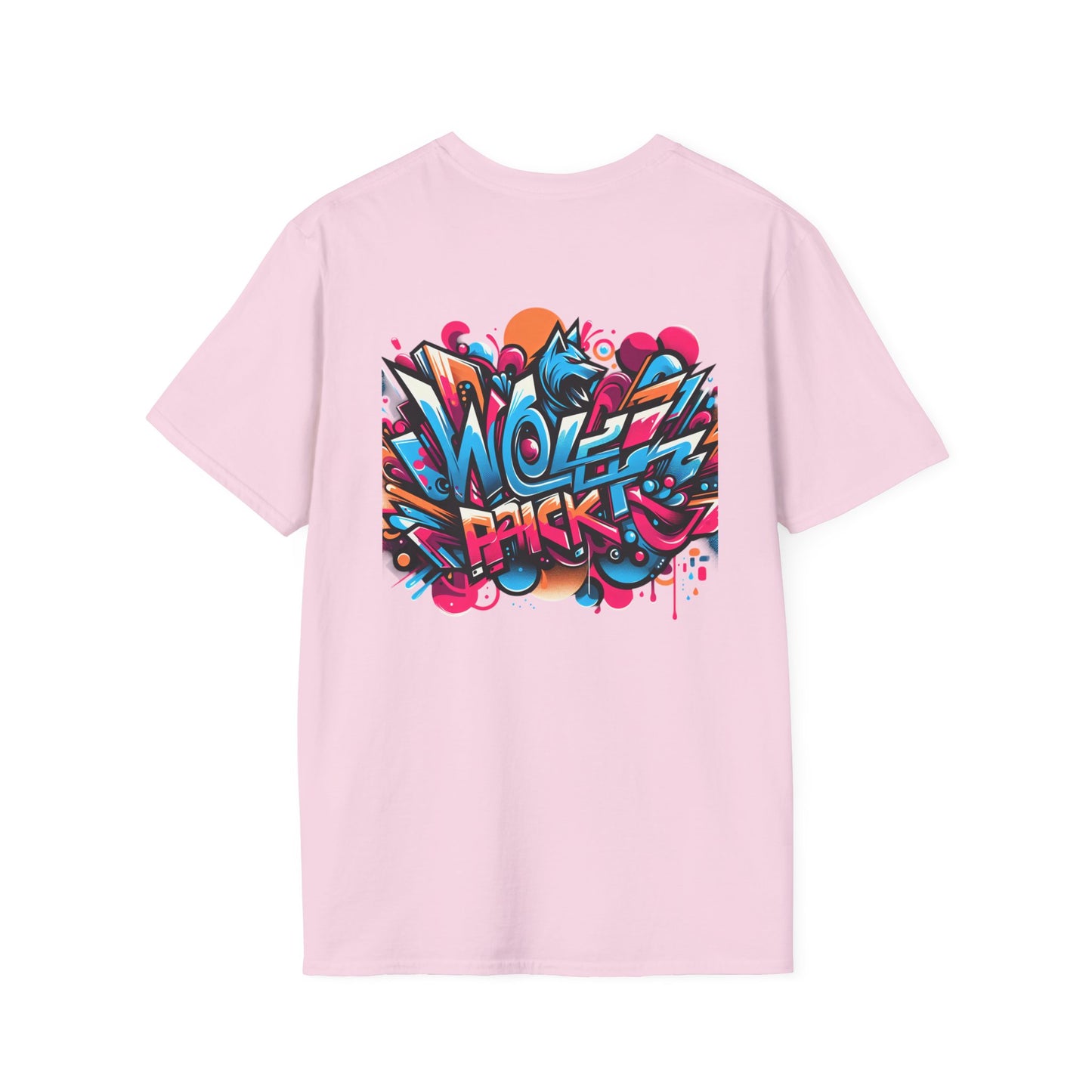 Vibrant Street Art Softstyle T-Shirt - Perfect for Festivals and Everyday Wear