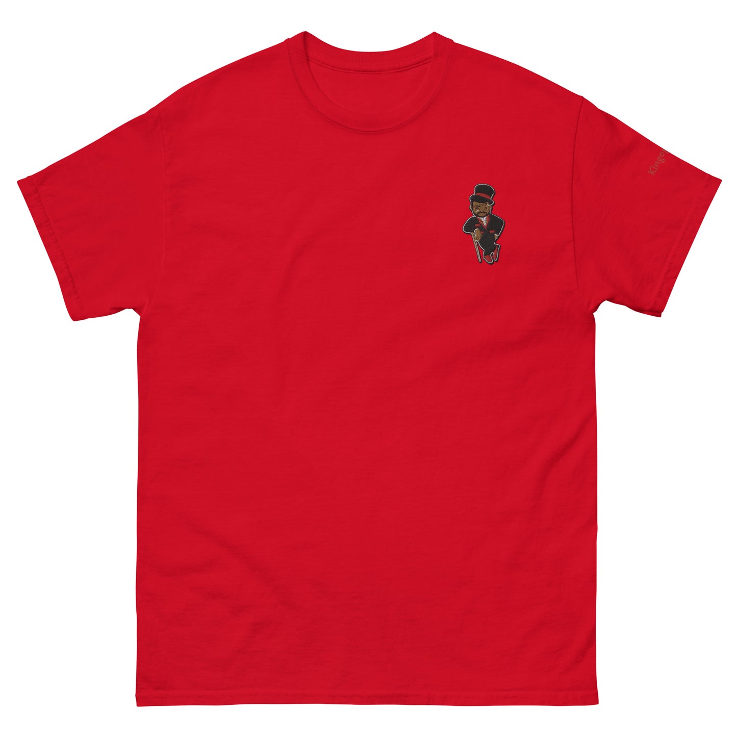 Red KingOpoly Embroidery Tee