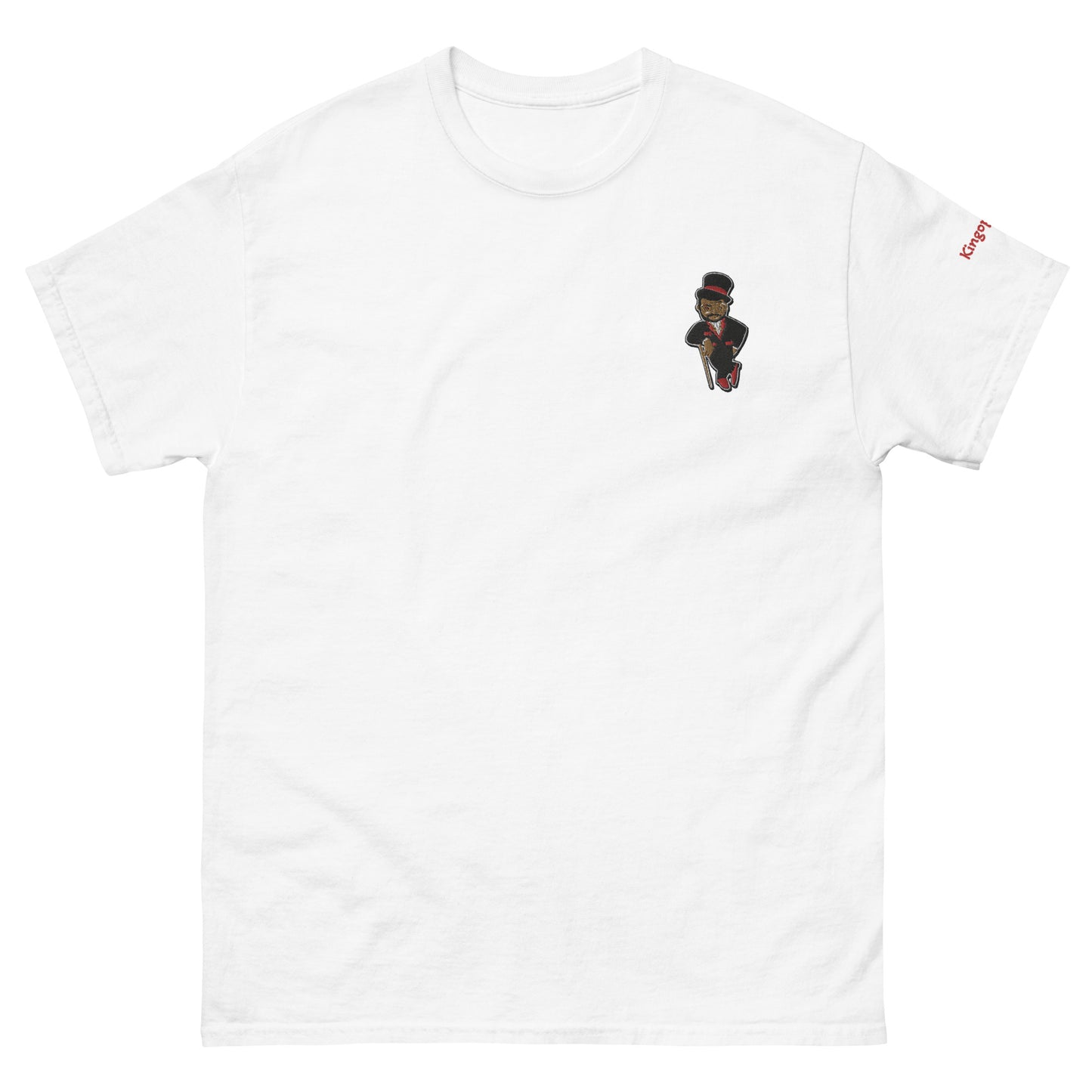 Red KingOpoly Embroidery Tee