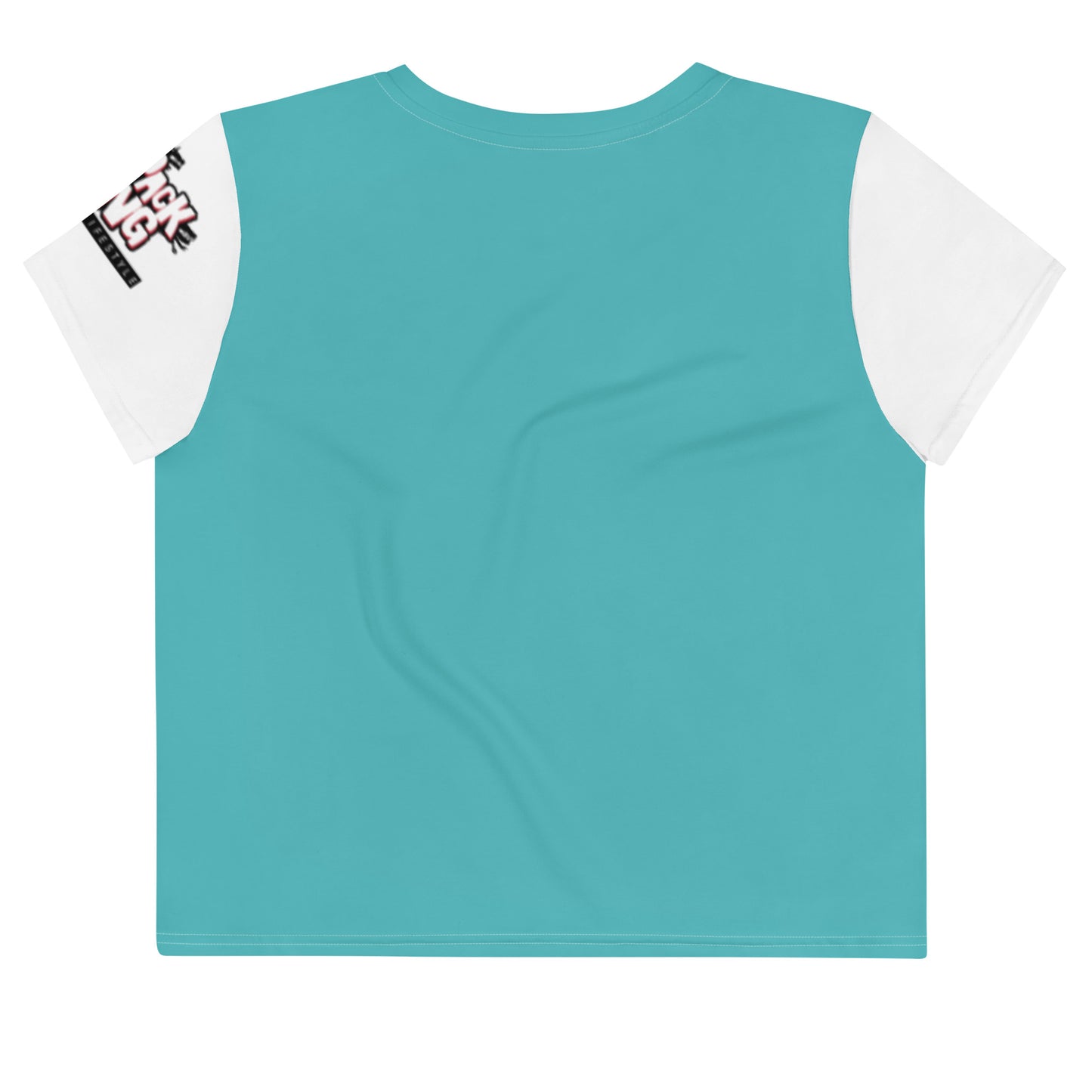 Teal Crop Tee