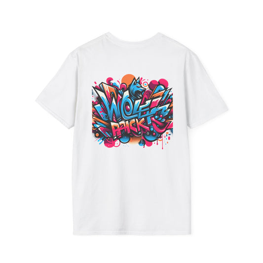 Vibrant Street Art Softstyle T-Shirt - Perfect for Festivals and Everyday Wear